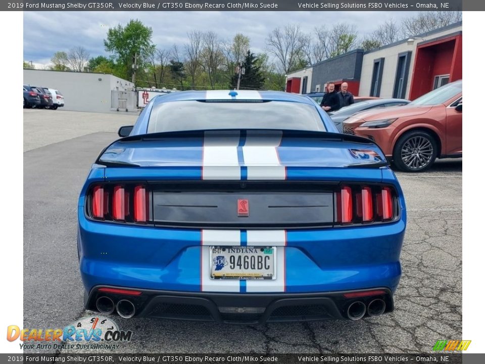 2019 Ford Mustang Shelby GT350R Velocity Blue / GT350 Ebony Recaro Cloth/Miko Suede Photo #13