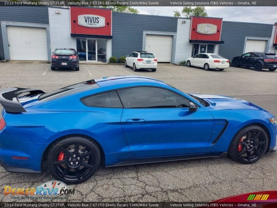 2019 Ford Mustang Shelby GT350R Velocity Blue / GT350 Ebony Recaro Cloth/Miko Suede Photo #15