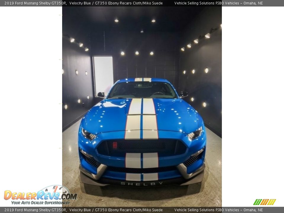 2019 Ford Mustang Shelby GT350R Velocity Blue / GT350 Ebony Recaro Cloth/Miko Suede Photo #17