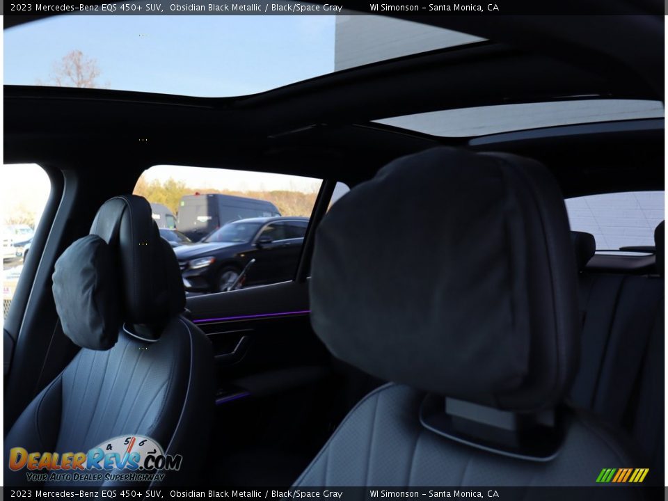 2023 Mercedes-Benz EQS 450+ SUV Obsidian Black Metallic / Black/Space Gray Photo #31