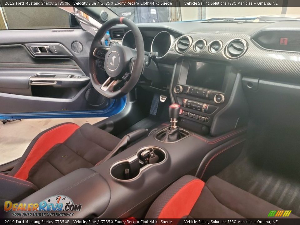 2019 Ford Mustang Shelby GT350R Velocity Blue / GT350 Ebony Recaro Cloth/Miko Suede Photo #23