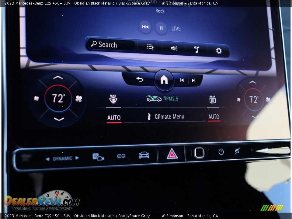 Controls of 2023 Mercedes-Benz EQS 450+ SUV Photo #36