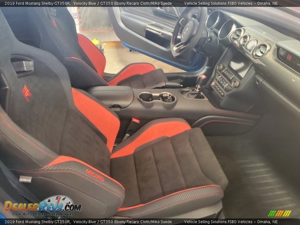2019 Ford Mustang Shelby GT350R Velocity Blue / GT350 Ebony Recaro Cloth/Miko Suede Photo #34