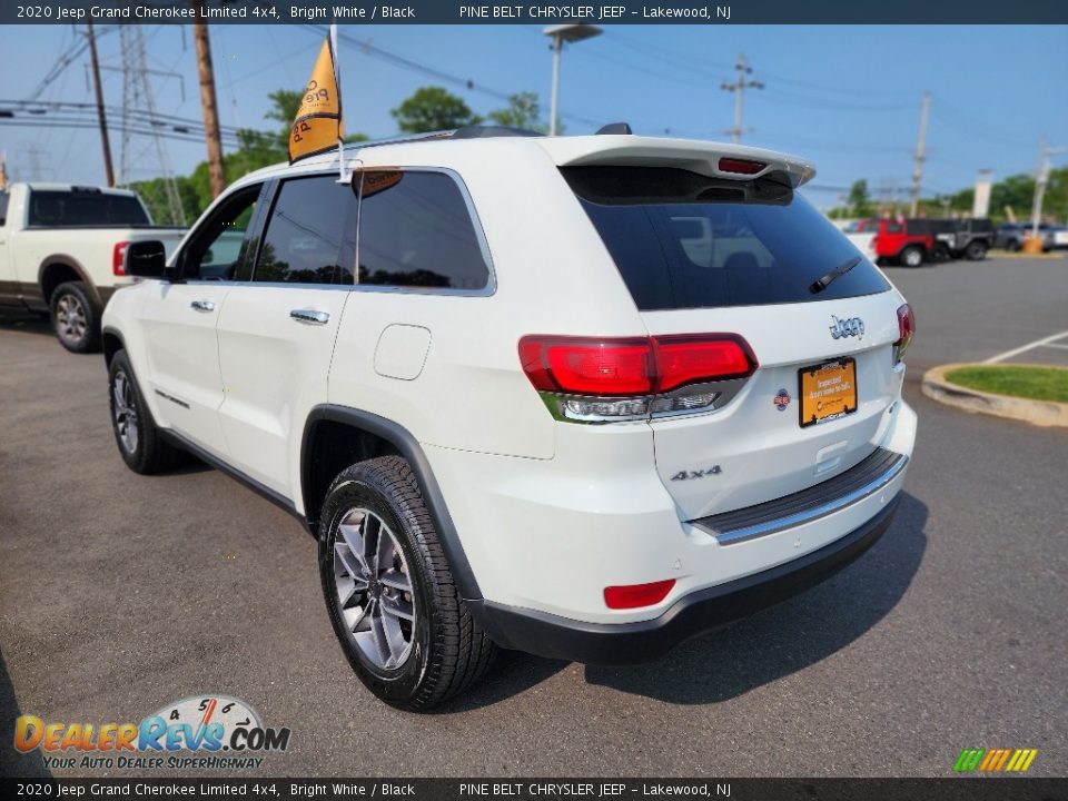 2020 Jeep Grand Cherokee Limited 4x4 Bright White / Black Photo #19