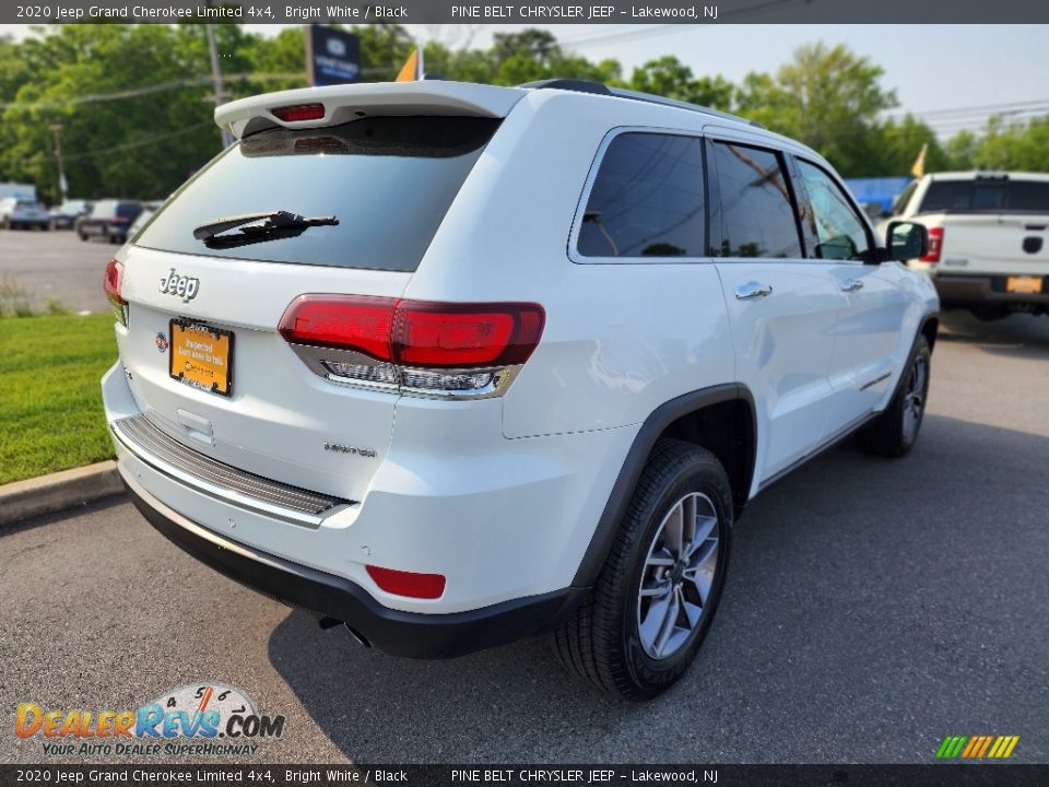 2020 Jeep Grand Cherokee Limited 4x4 Bright White / Black Photo #21