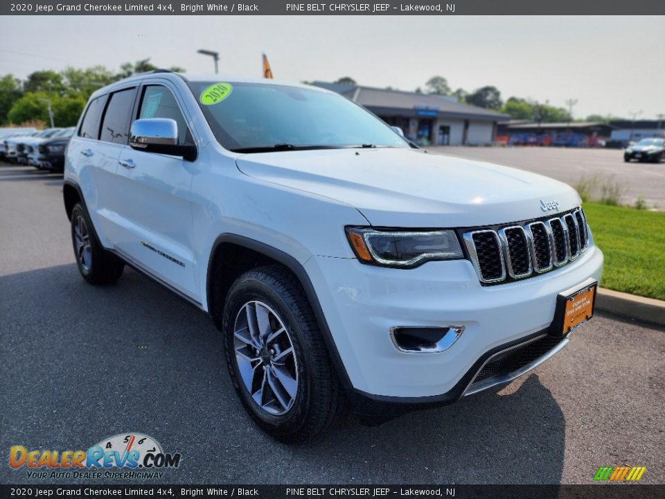 2020 Jeep Grand Cherokee Limited 4x4 Bright White / Black Photo #23