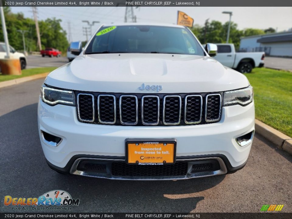 2020 Jeep Grand Cherokee Limited 4x4 Bright White / Black Photo #24