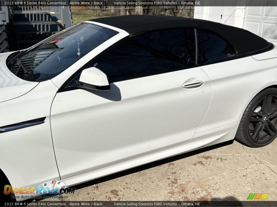 2013 BMW 6 Series 640i Convertible Alpine White / Black Photo #1