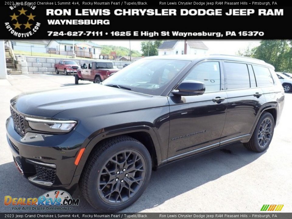 2023 Jeep Grand Cherokee L Summit 4x4 Rocky Mountain Pearl / Tupelo/Black Photo #1