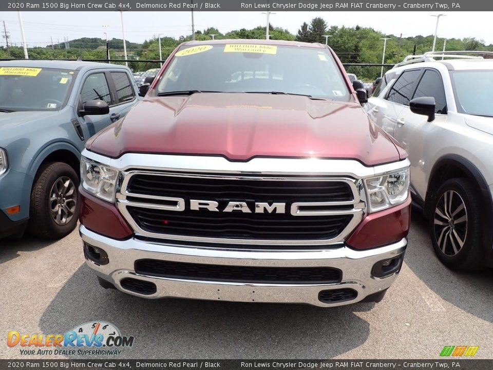 2020 Ram 1500 Big Horn Crew Cab 4x4 Delmonico Red Pearl / Black Photo #3