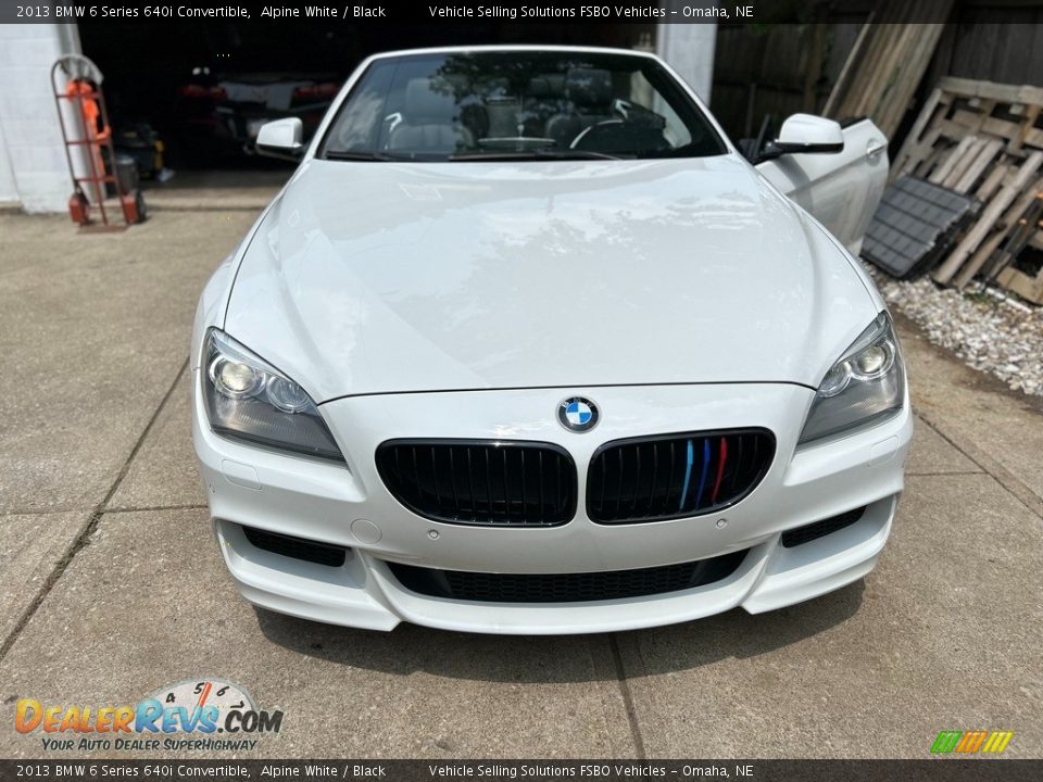 2013 BMW 6 Series 640i Convertible Alpine White / Black Photo #3