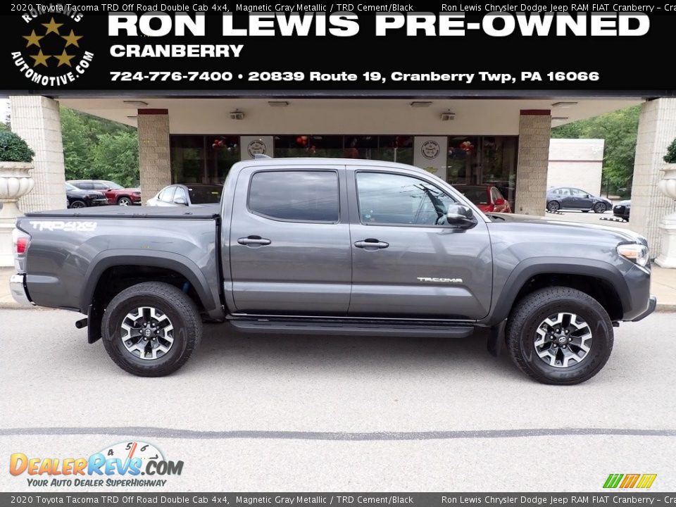 2020 Toyota Tacoma TRD Off Road Double Cab 4x4 Magnetic Gray Metallic / TRD Cement/Black Photo #1