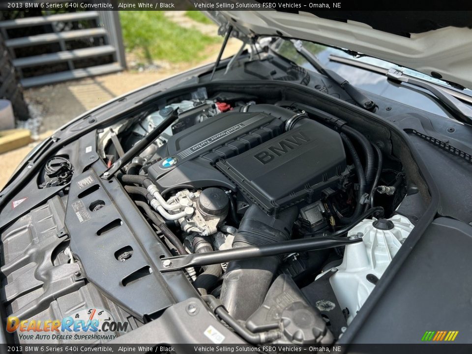 2013 BMW 6 Series 640i Convertible 3.0 Liter DI TwinPower Turbocharged DOHC 24-Valve VVT Inline 6 Cylinder Engine Photo #7
