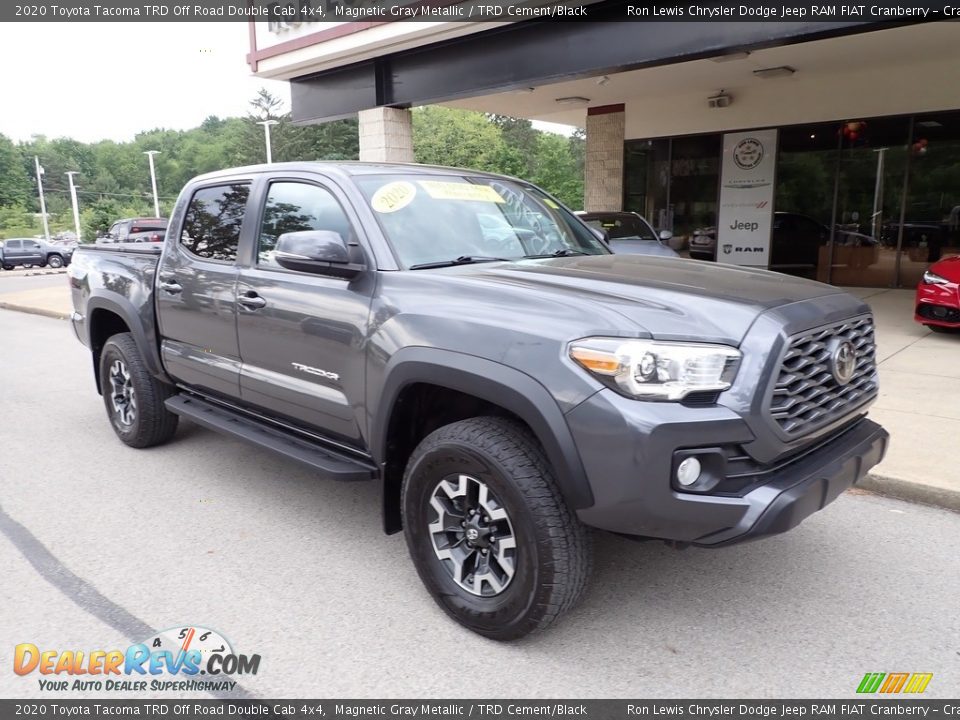 2020 Toyota Tacoma TRD Off Road Double Cab 4x4 Magnetic Gray Metallic / TRD Cement/Black Photo #2