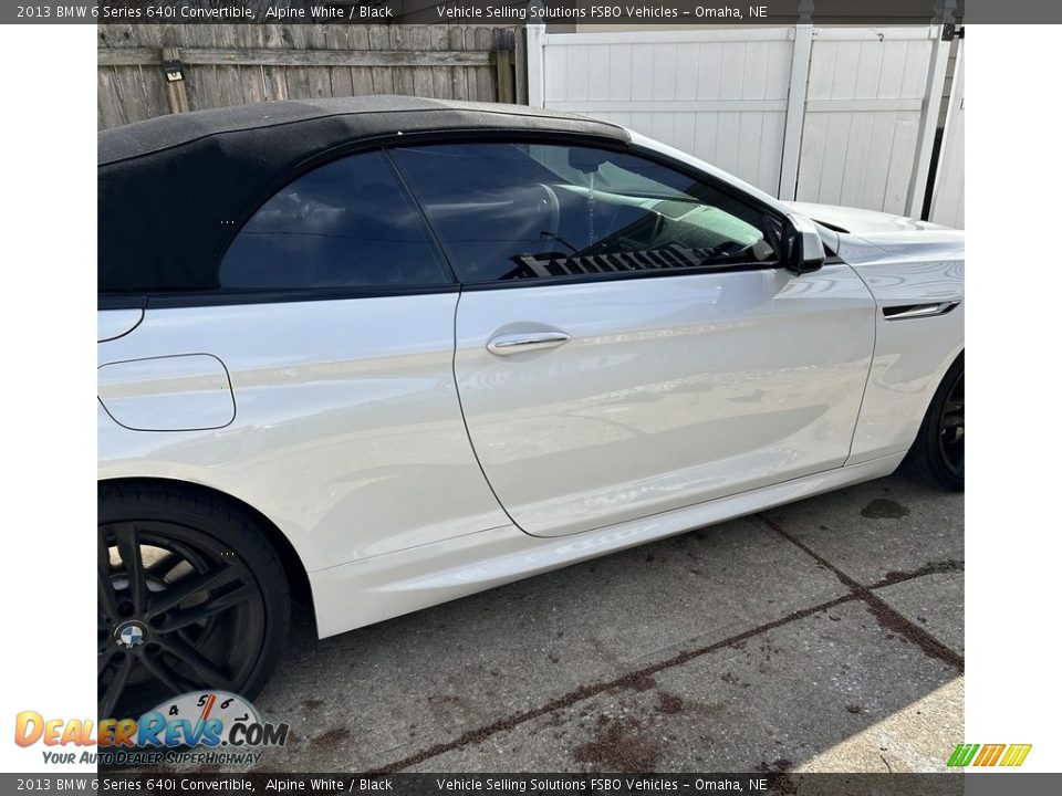 2013 BMW 6 Series 640i Convertible Alpine White / Black Photo #8