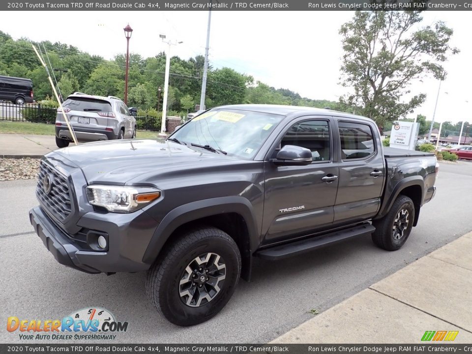 2020 Toyota Tacoma TRD Off Road Double Cab 4x4 Magnetic Gray Metallic / TRD Cement/Black Photo #4