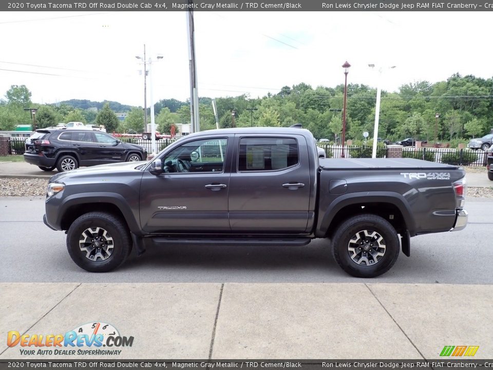 2020 Toyota Tacoma TRD Off Road Double Cab 4x4 Magnetic Gray Metallic / TRD Cement/Black Photo #5