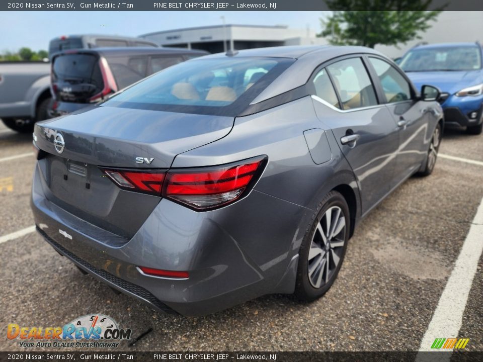 2020 Nissan Sentra SV Gun Metallic / Tan Photo #2