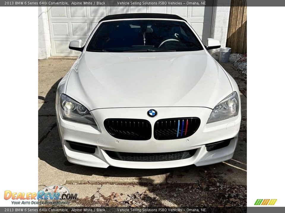 2013 BMW 6 Series 640i Convertible Alpine White / Black Photo #11