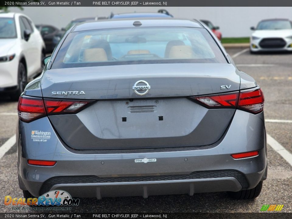 2020 Nissan Sentra SV Gun Metallic / Tan Photo #3