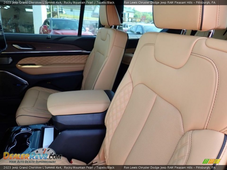 Rear Seat of 2023 Jeep Grand Cherokee L Summit 4x4 Photo #12