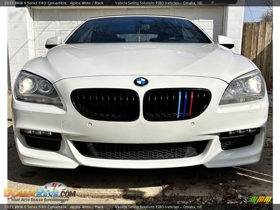 2013 BMW 6 Series 640i Convertible Alpine White / Black Photo #12