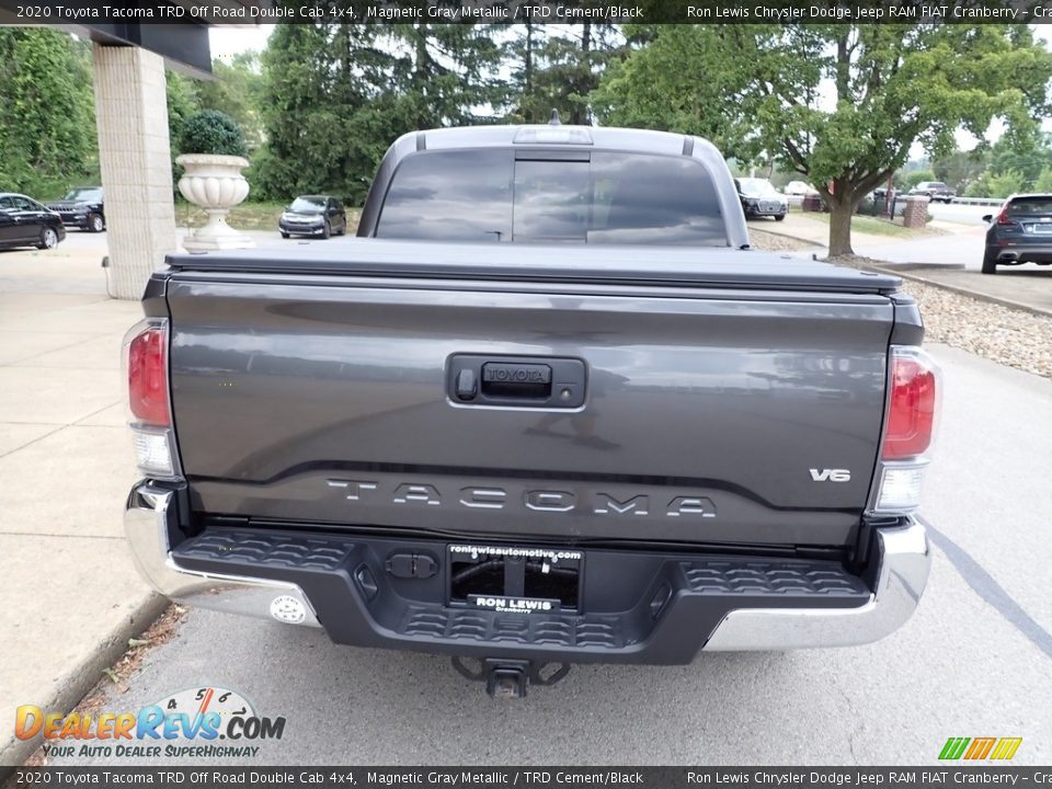 2020 Toyota Tacoma TRD Off Road Double Cab 4x4 Magnetic Gray Metallic / TRD Cement/Black Photo #7