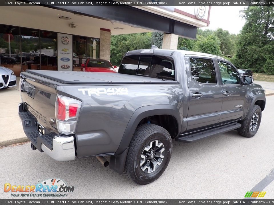 2020 Toyota Tacoma TRD Off Road Double Cab 4x4 Magnetic Gray Metallic / TRD Cement/Black Photo #8