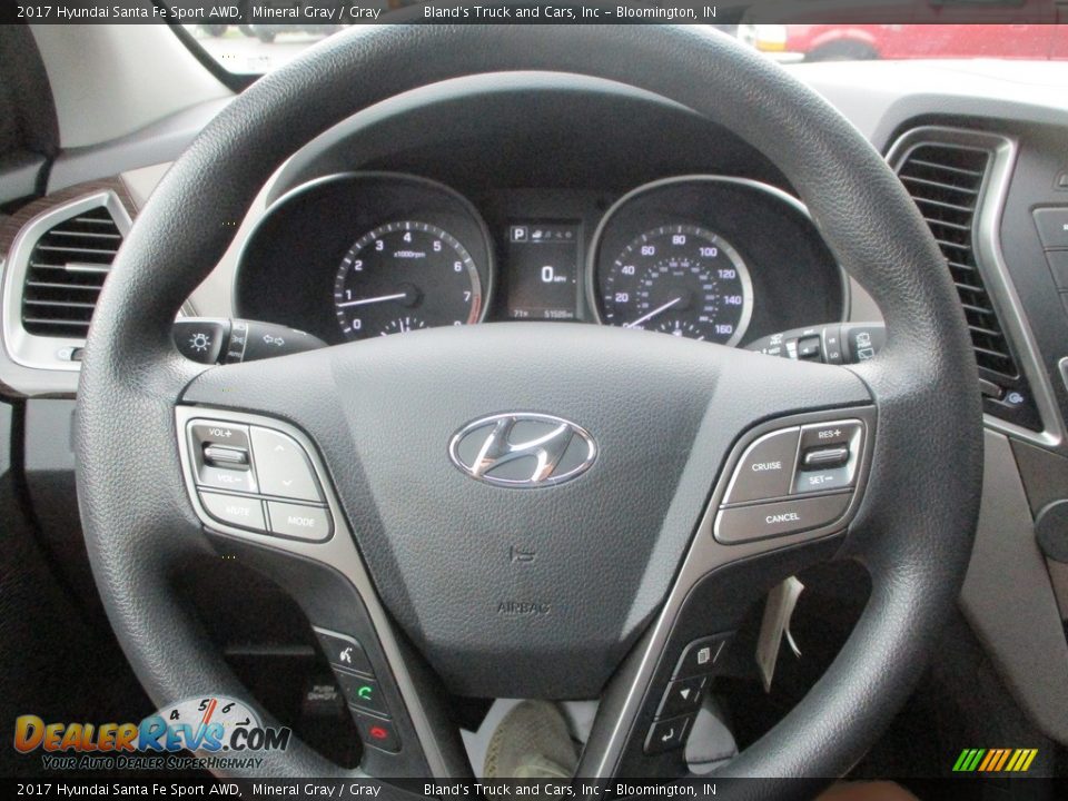 2017 Hyundai Santa Fe Sport AWD Mineral Gray / Gray Photo #8