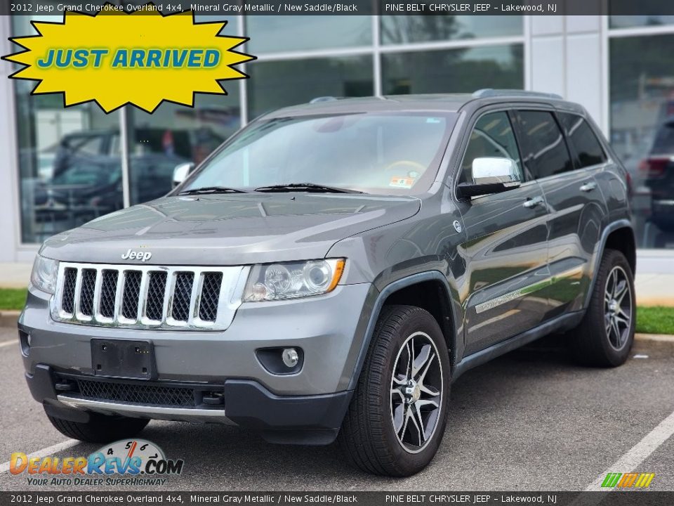 2012 Jeep Grand Cherokee Overland 4x4 Mineral Gray Metallic / New Saddle/Black Photo #1