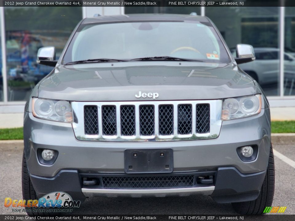 2012 Jeep Grand Cherokee Overland 4x4 Mineral Gray Metallic / New Saddle/Black Photo #2