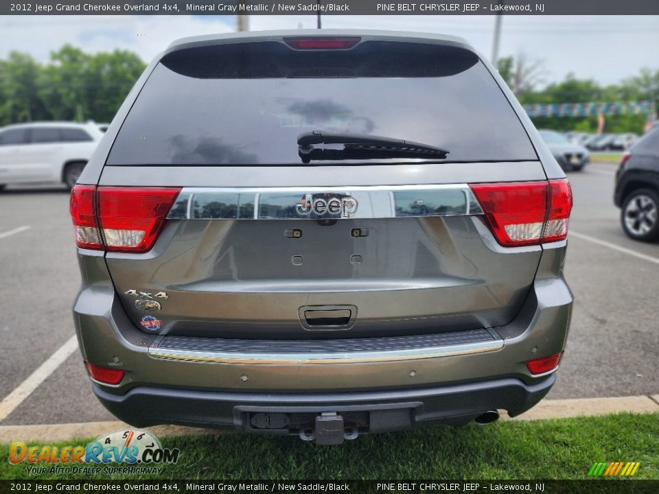 2012 Jeep Grand Cherokee Overland 4x4 Mineral Gray Metallic / New Saddle/Black Photo #6