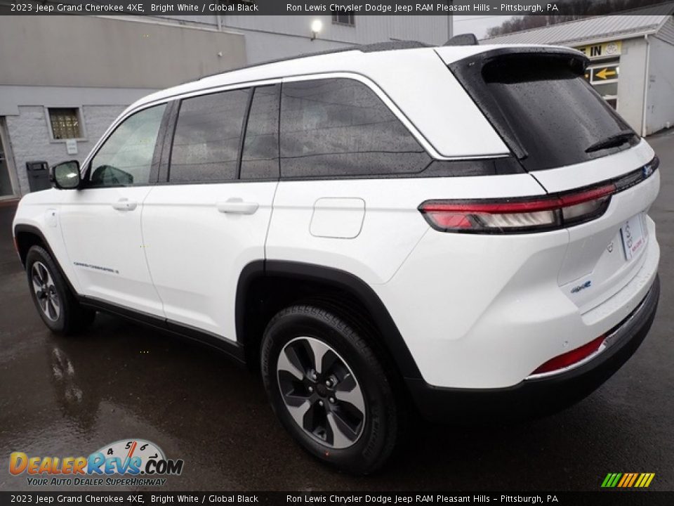 2023 Jeep Grand Cherokee 4XE Bright White / Global Black Photo #3