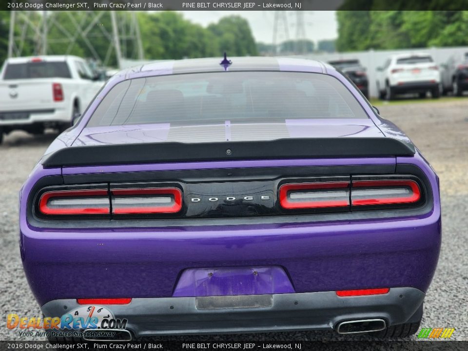 2016 Dodge Challenger SXT Plum Crazy Pearl / Black Photo #4