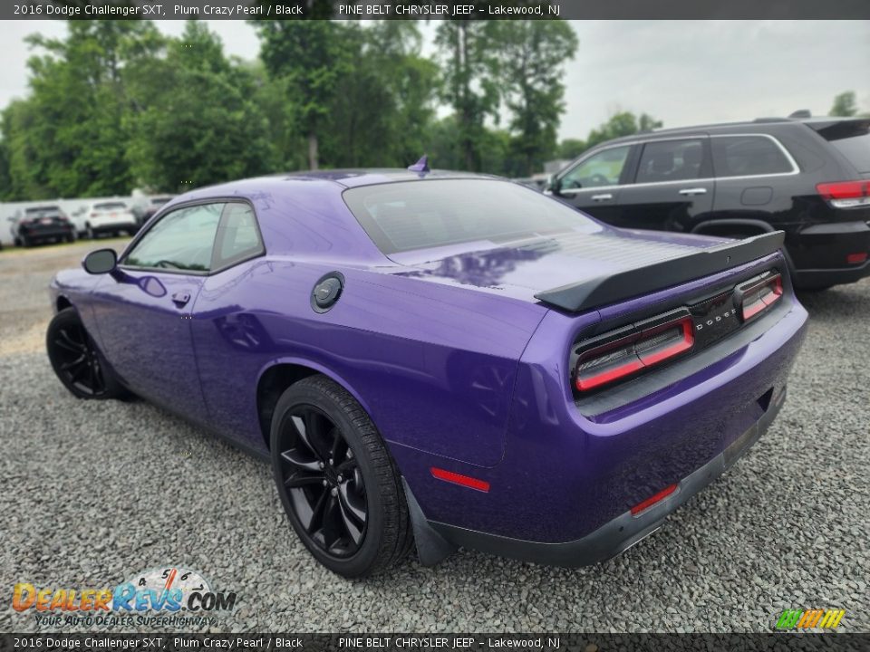 2016 Dodge Challenger SXT Plum Crazy Pearl / Black Photo #5