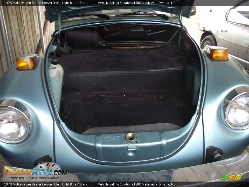 1979 Volkswagen Beetle Convertible Light Blue / Black Photo #3