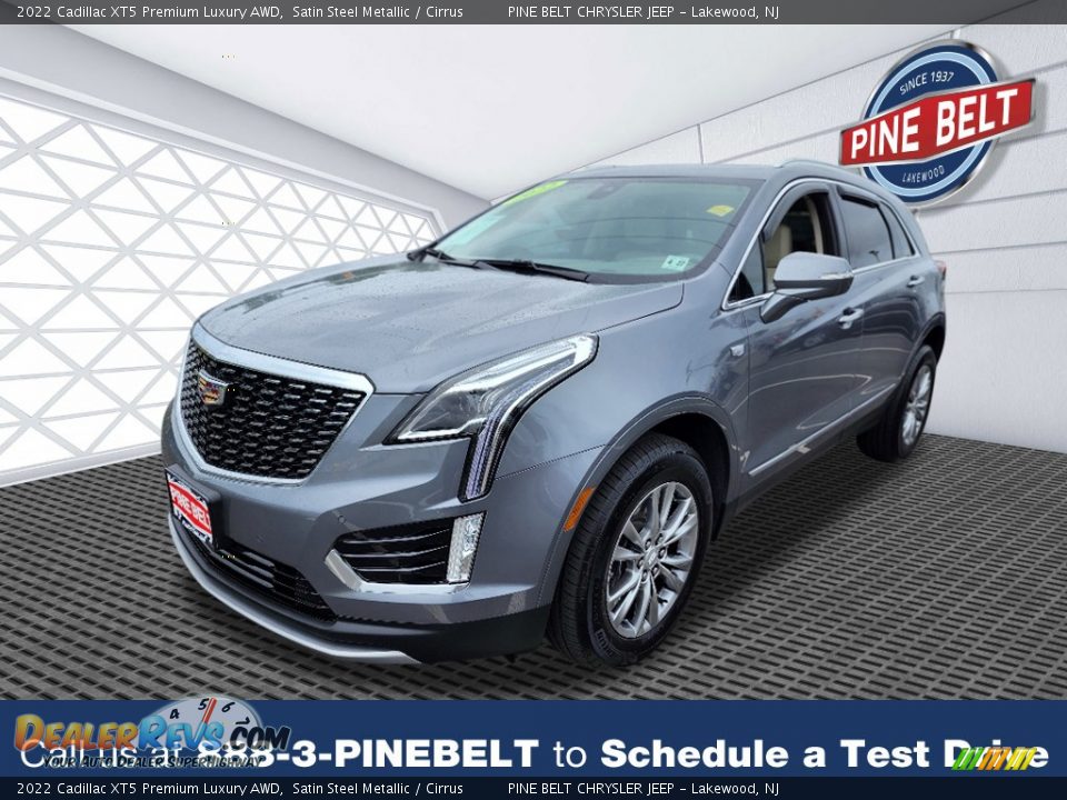 2022 Cadillac XT5 Premium Luxury AWD Satin Steel Metallic / Cirrus Photo #1