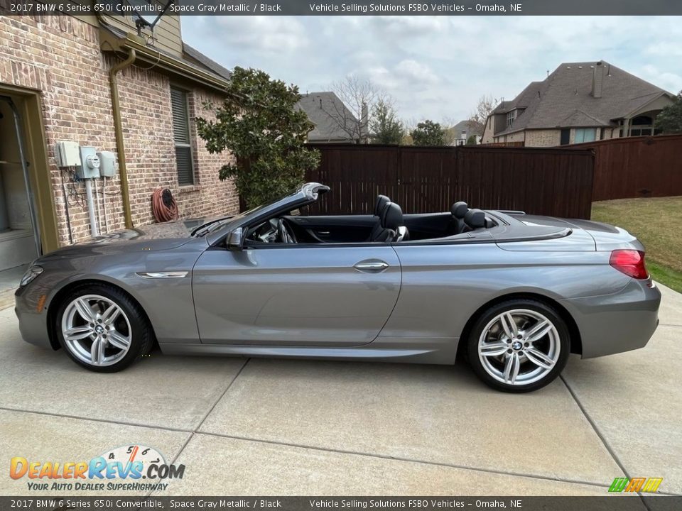 Space Gray Metallic 2017 BMW 6 Series 650i Convertible Photo #2