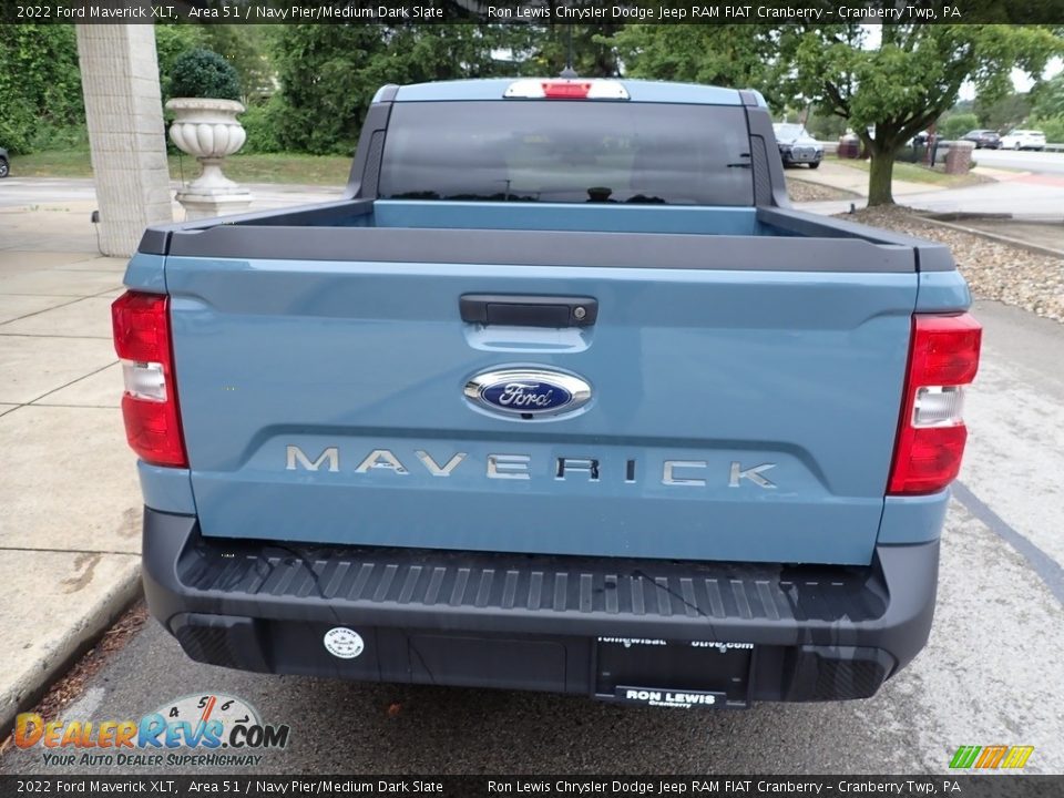 2022 Ford Maverick XLT Area 51 / Navy Pier/Medium Dark Slate Photo #7