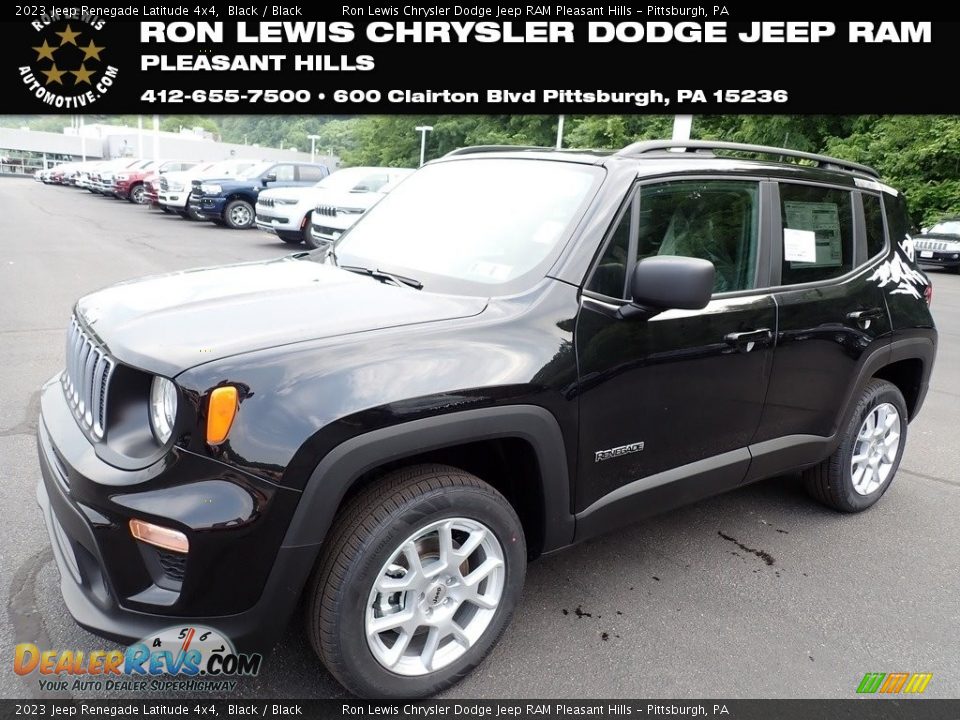 2023 Jeep Renegade Latitude 4x4 Black / Black Photo #1