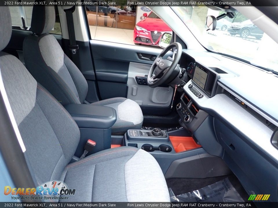 Front Seat of 2022 Ford Maverick XLT Photo #12