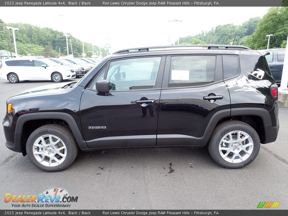 Black 2023 Jeep Renegade Latitude 4x4 Photo #2