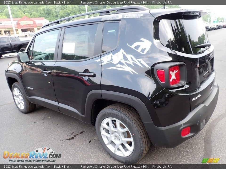 2023 Jeep Renegade Latitude 4x4 Black / Black Photo #3