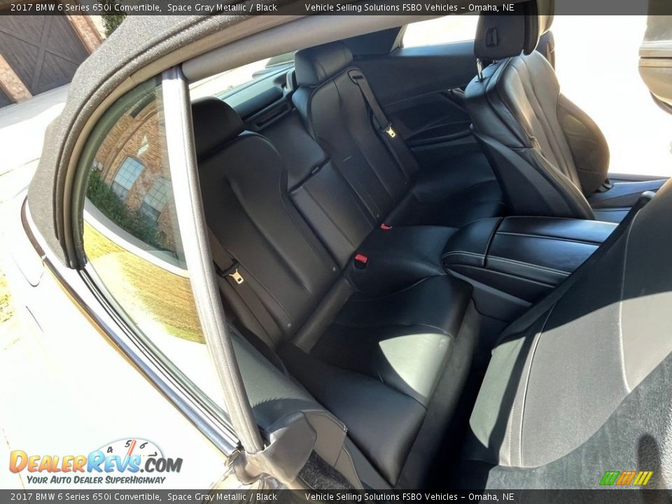 2017 BMW 6 Series 650i Convertible Space Gray Metallic / Black Photo #11