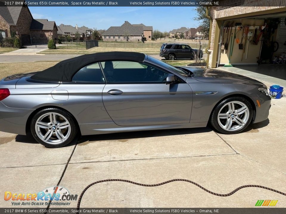 2017 BMW 6 Series 650i Convertible Space Gray Metallic / Black Photo #12