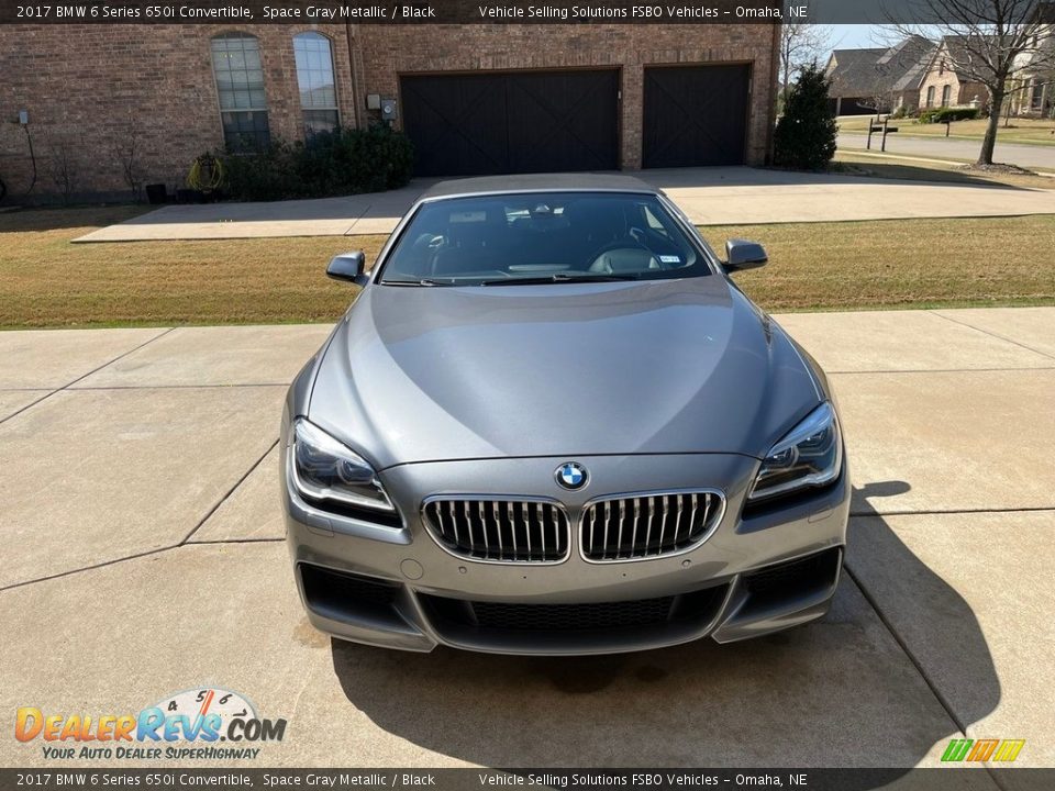 2017 BMW 6 Series 650i Convertible Space Gray Metallic / Black Photo #13