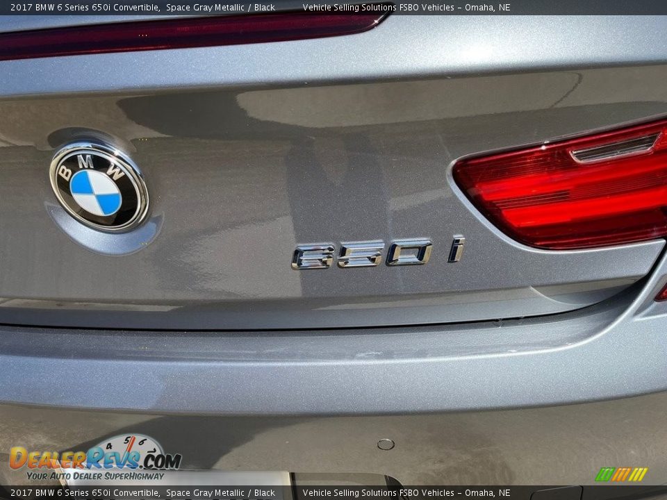 2017 BMW 6 Series 650i Convertible Space Gray Metallic / Black Photo #18