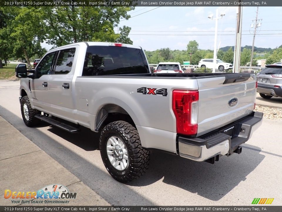 2019 Ford F250 Super Duty XLT Crew Cab 4x4 Ingot Silver / Earth Gray Photo #5