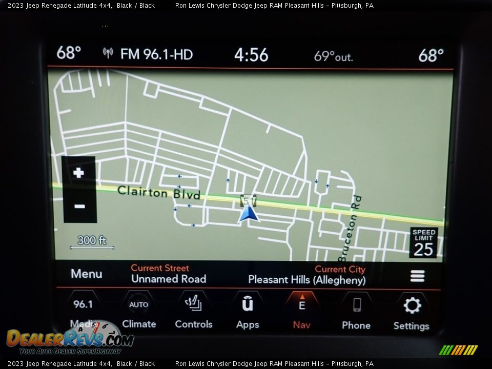 Navigation of 2023 Jeep Renegade Latitude 4x4 Photo #18