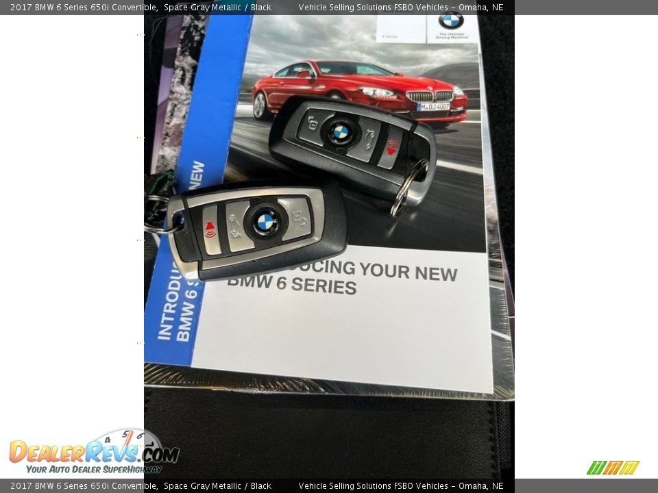 2017 BMW 6 Series 650i Convertible Space Gray Metallic / Black Photo #25